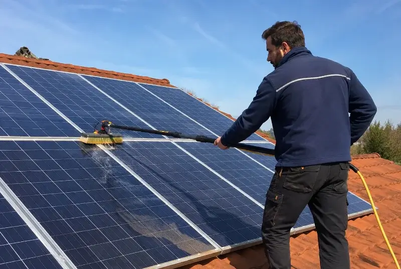 Nettoyage et entretien de panneaux solaires à Bavay