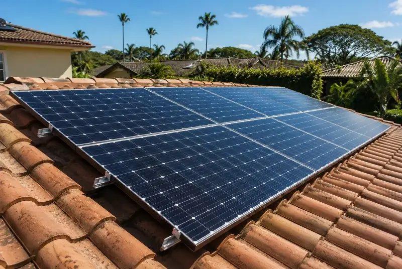 Installation de panneaux solaires à Bavay